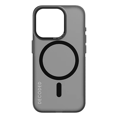 Decoded - Recycled Loop Stand BackCover for iPhone 15 Pro - Frosted Black