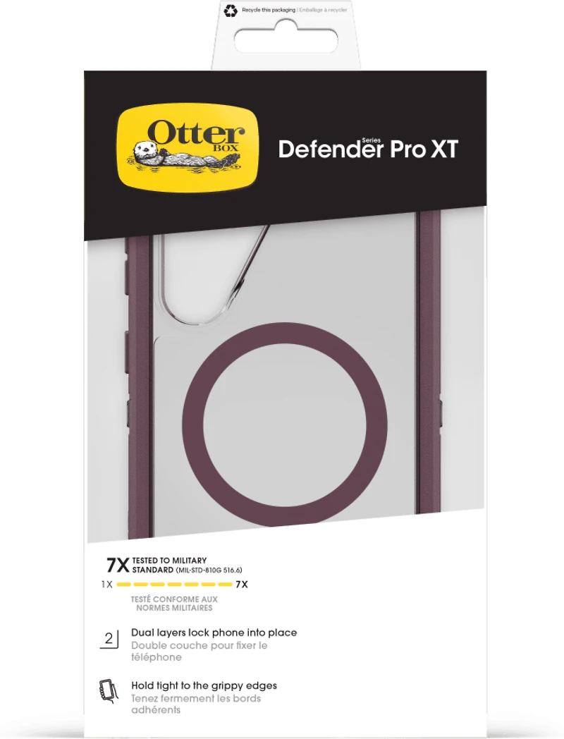 OtterBox - Defender Pro XT Clear Magnetic Case for Samsung Galaxy S26 Plus - Purple Mystery