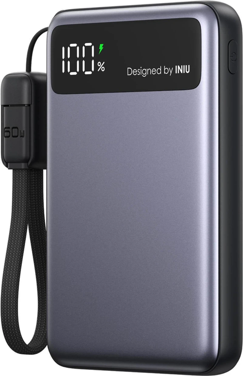 INIU POCK PRO SLIM 10K 45W POWER BANK - BLACK