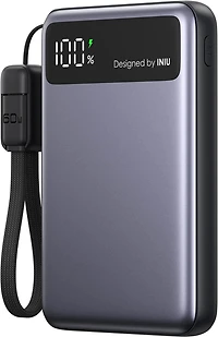INIU POCK PRO SLIM 10K 45W POWER BANK - BLACK