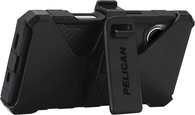 iPhone 17 Pelican Shield MagSafe w/Holster Case - Carbon Fiber