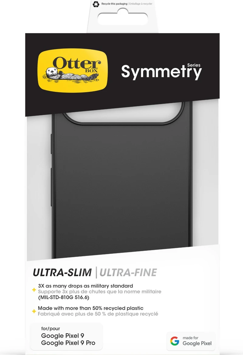 Google Pixel 9/9 Pro Otterbox Symmetry Series Case - Black