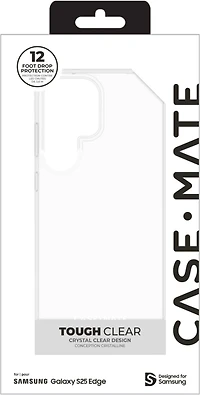 Samsung Galaxy S25 Edge Case-Mate Tough Case - Clear