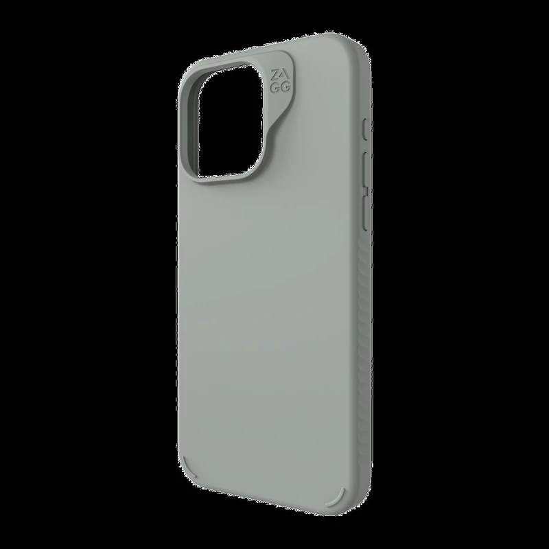 Étui Manhattan Snap ZAGG (GEAR4) – iPhone 15 Pro Max, vert cendré