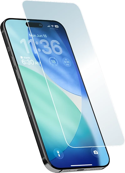 LOGiiX Phantom Glass Anti-Glare pour iPhone Air - Transparent