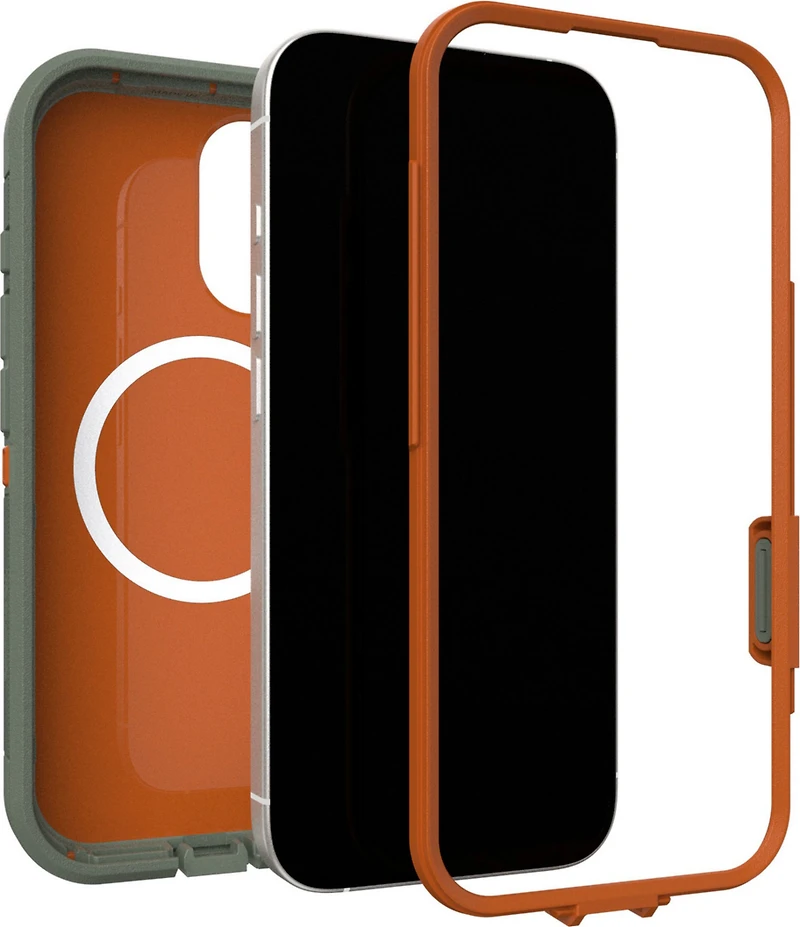 OtterBox 7798412 Étui Defender Pro XT Clear MagSafe avec Contrôle de la CaméraRealtree Apx (Vert) pour iPhone 17