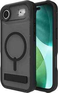 ZAGG - Rainier Snap MagSafe Case with Kickstand for Apple iPhone Air - Smoke Black