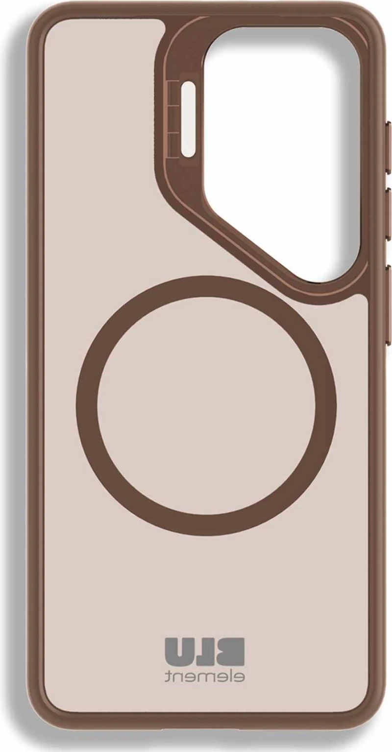 Blu Element BECKS265 Étui Chromatic Kick avec Magnets Brun pour Samsung Galaxy S26