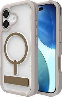 ZAGG - Rainier Snap MagSafe Case with Kickstand for Apple iPhone 17