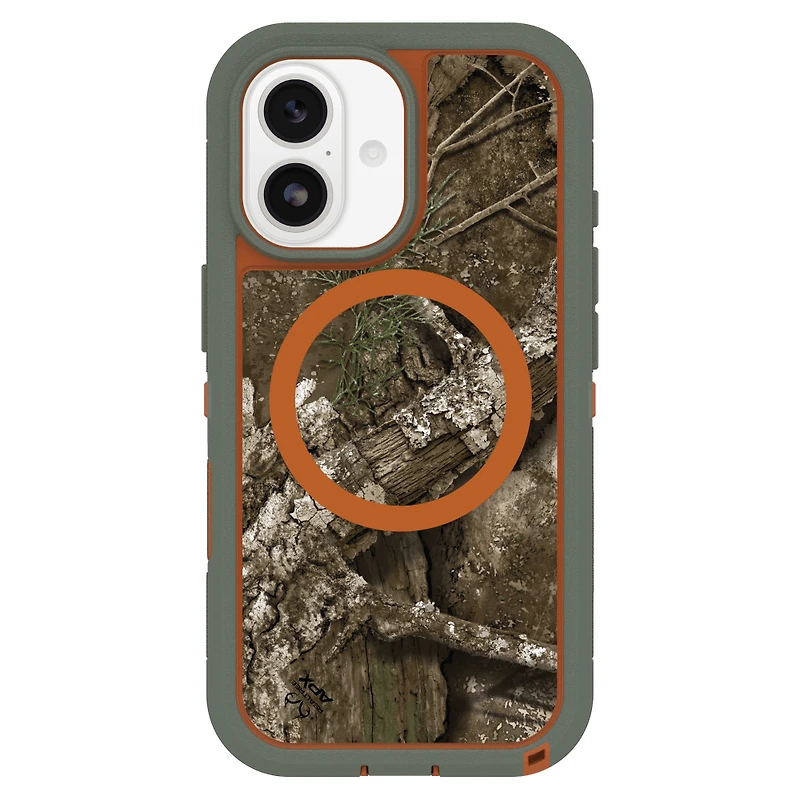 OtterBox 7798412 Étui Defender Pro XT Clear MagSafe avec Contrôle de la CaméraRealtree Apx (Vert) pour iPhone 17