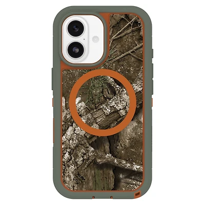 OtterBox 7798412 Étui Defender Pro XT Clear MagSafe avec Contrôle de la CaméraRealtree Apx (Vert) pour iPhone 17