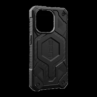Étui Monarch Pro compatible avec MagSafe de UAG - iPhone 15 Pro, noir (Carbon Fiber)