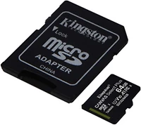 Kingston 134371 Carte Mémoire 64 GB microSDXC Canvas Select Plus Class 10 SDCS2