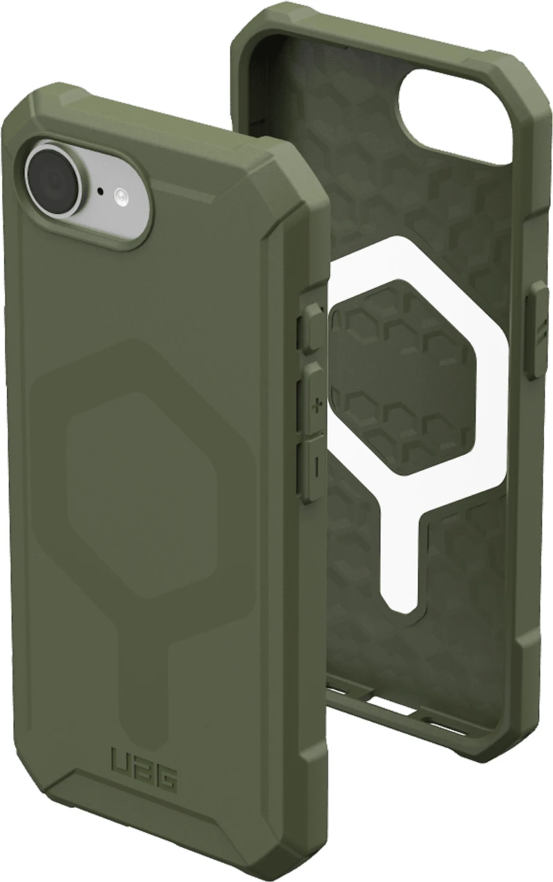 UAG 114496117272 Étui Robuste Essential Armor MagSafe Olive Drab pour iPhone 16e