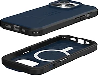 Étui Civilian compatible avec MagSafe de UAG  – iPhone 15 Pro, bleu (Mallard)