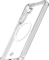 ITSKINS SG5FHMACRTRSP Étui Hybrid_R Clear avec Magnets Transparent pour Samsung Galaxy S25 FE