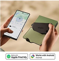 Chipolo RRF0000001001 Lot de 4 Traceurs CARD (Compatible avec Find Hub sur Android ou Apple Find My) Charbon