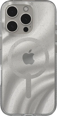 iPhone 16 Pro ZAGG Graphene Milan Snap Case - Swirl Glitter