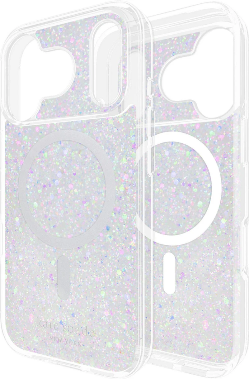 Kate Spade KS057314 Étui Protective MagSafe Chunky Glitter Iridescent pour iPhone 17 Pro
