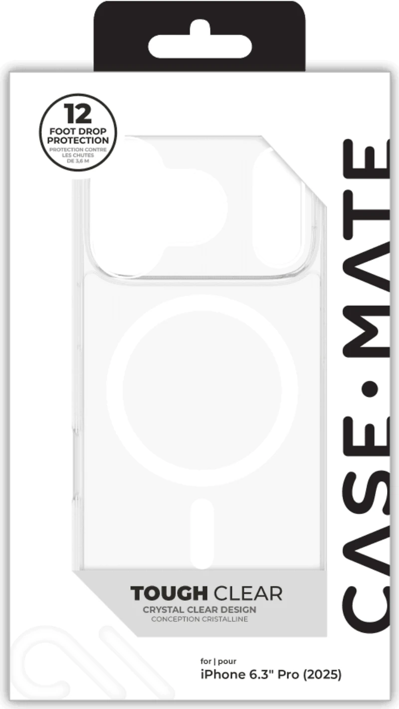 Case-Mate - Tough MagSafe Case for Apple iPhone 17 Pro - Clear