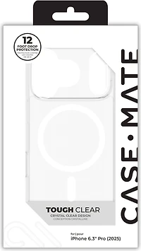 Case-Mate - Tough MagSafe Case for Apple iPhone 17 Pro - Clear