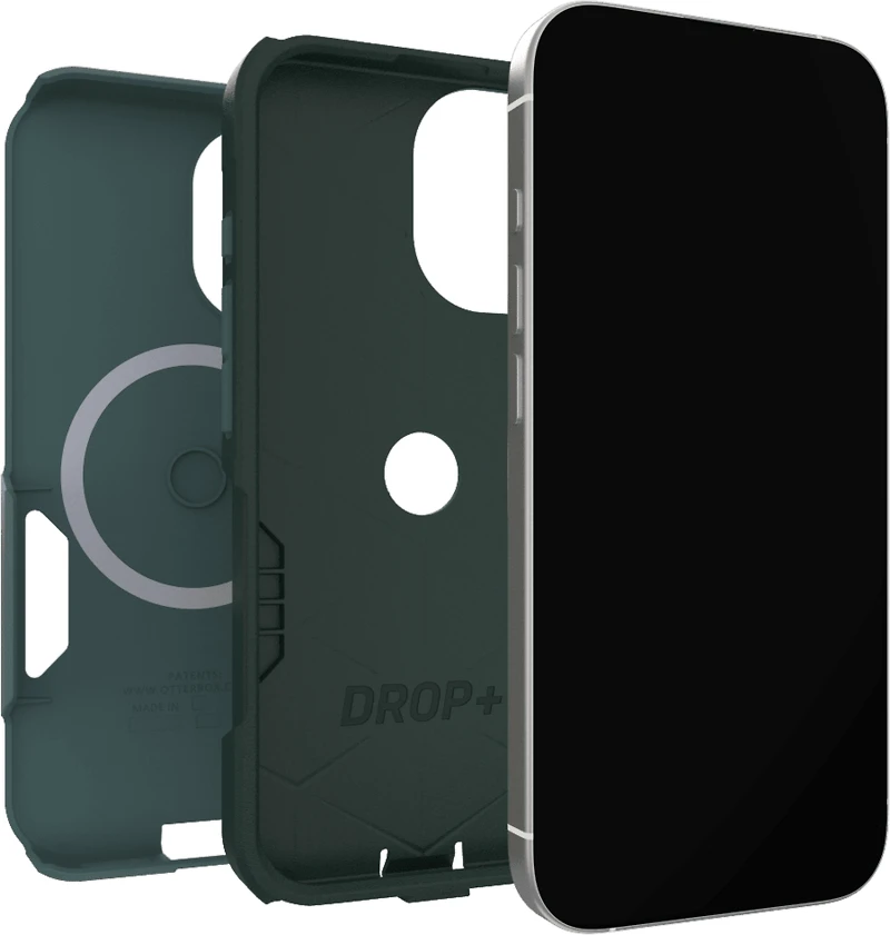 OtterBox 7798303 Étui Commuter MagSafe avec Contrôle de la Caméra Sagebrush (Vert) pour iPhone 17