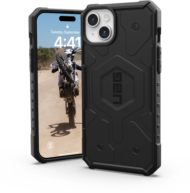 Urban Armor Gear Uag - Pathfinder Magsafe Case For Apple Iphone 15 Plus - Black
