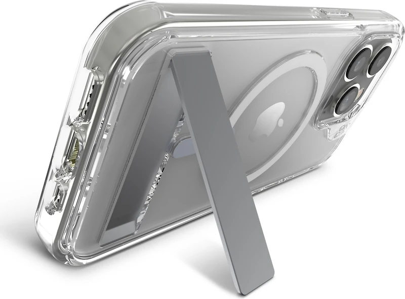 iPhone 15 Pro ZAGG (GEAR4) Crystal Palace Snap Kickstand Case - Clear