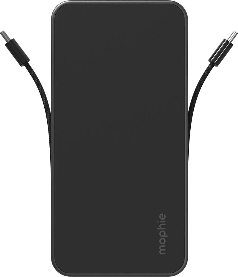 Mophie 10,000 mAh Powerstation Plus Ultra w/2 x USB-C Cables - Black