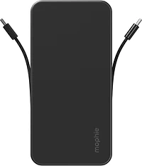Mophie 10,000 mAh Powerstation Plus Ultra w/2 x USB-C Cables - Black