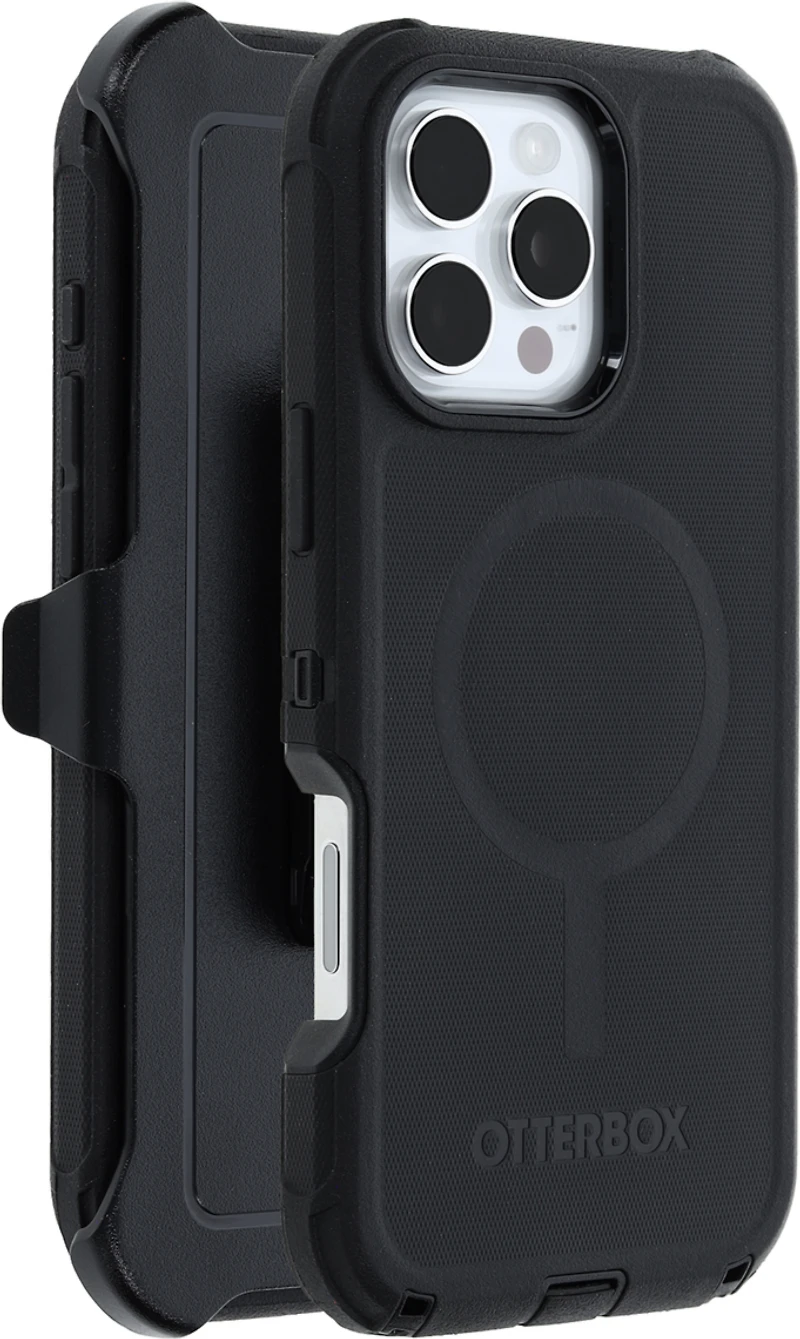 Defender Pro MagSafe with Holster Black for iPhone 16 Pro Max in Bulk Packaging