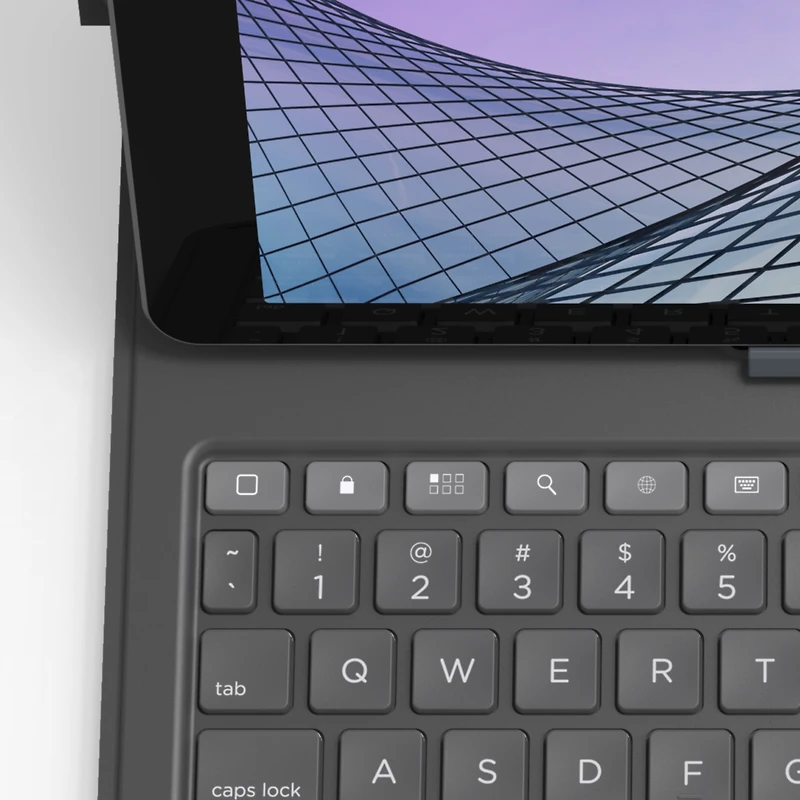 ZAGG Messenger Folio 2 pour iPad 10.9 po 10ème gén (2022) - Charbon