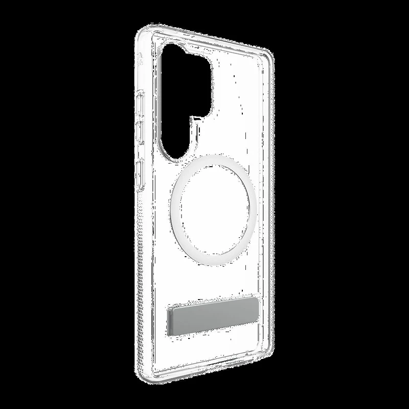 Samsung Galaxy S25 Ultra ZAGG Graphene Crystal Palace Snap Kickstand Case - Clear