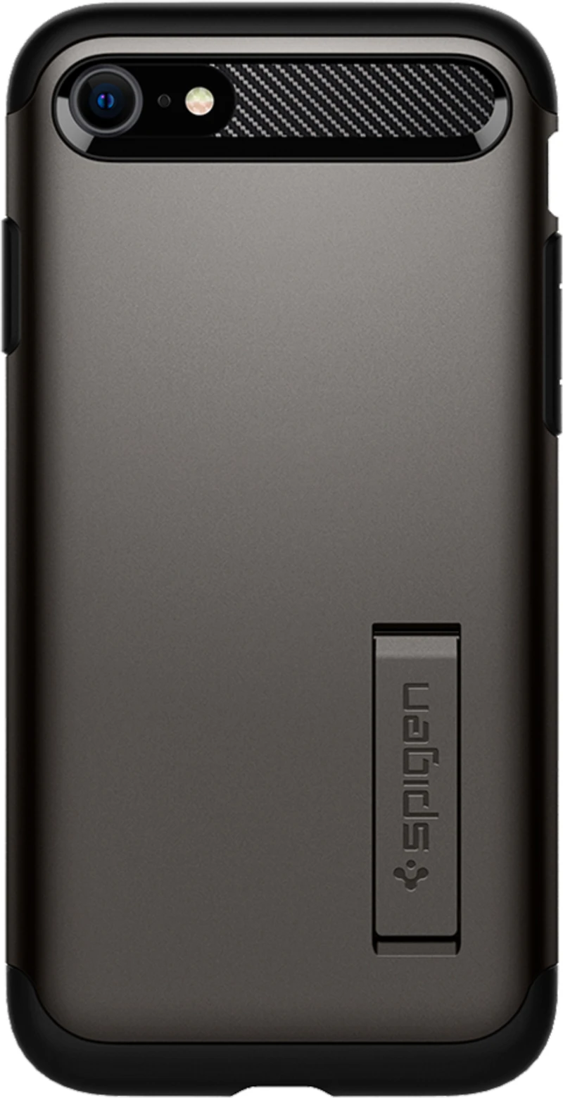 Spigen - Slim Armor Case for iPhone SE/8/7 - Gunmetal