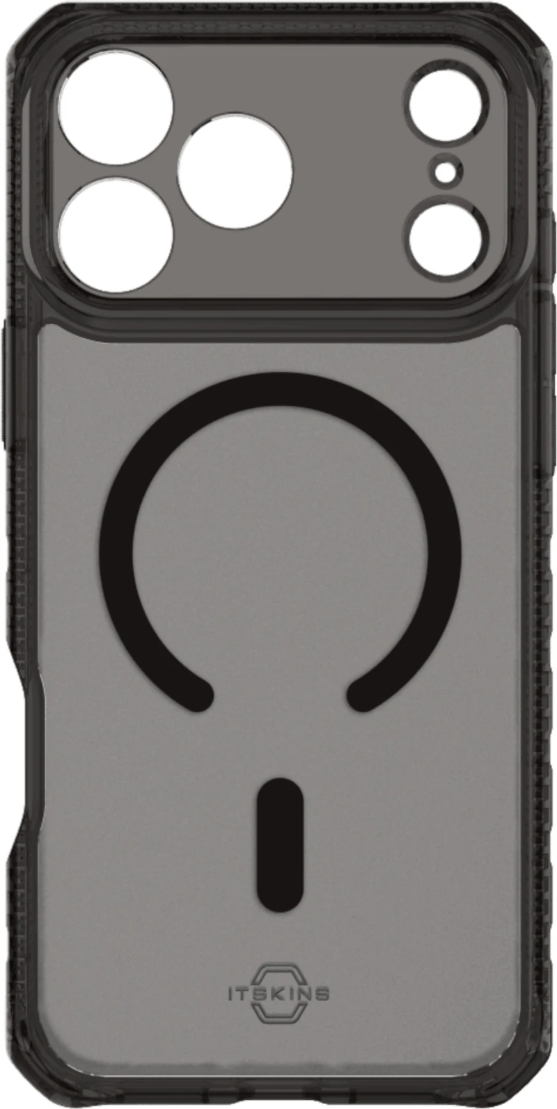 ITSKINS AP7XHBVARSMOK Étui Hybrid_R Vapor MagSafe Smoke pour iPhone 17 Pro