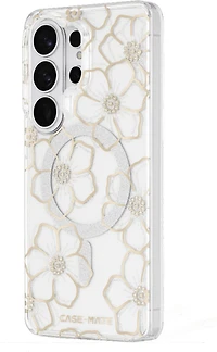 Case-Mate - Floral Gems Case with Magnet for Samsung Galaxy S26 Ultra - Gold