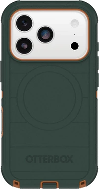 OtterBox - Defender Pro MagSafe Case w/Camera Control Coopersmith (Green) for iPhone 17 Pro