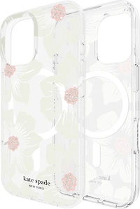 iPhone 16 Kate Spade Protective Prints MagSafe Case - Hollyhock Floral