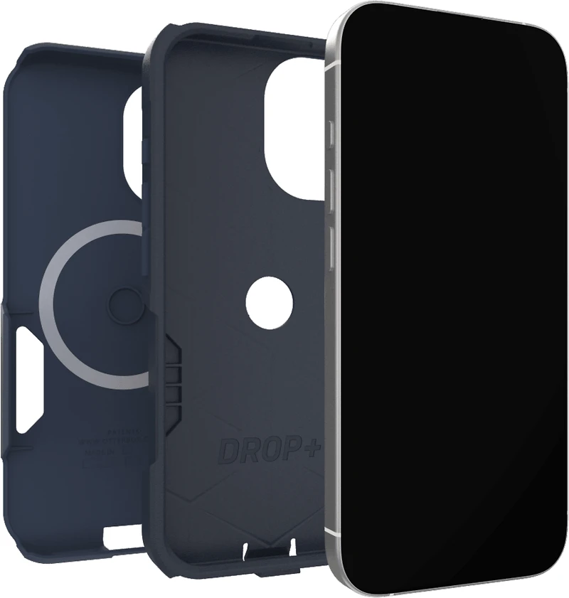 OtterBox 7798301 Étui Commuter MagSafe avec Contrôle de la Caméra Riverside (Bleu) pour iPhone 17