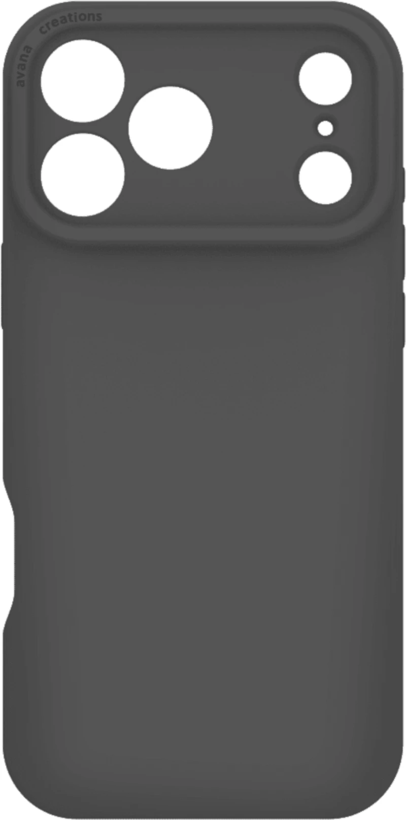 Avana AP7NAVSIKBLCK Étui Velvet MagSafe Ash pour iPhone 17