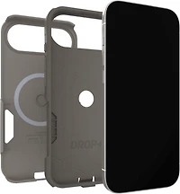 OtterBox 7798321 Étui Commuter MagSafe avec Contrôle de la Caméra Grey Comfort pour iPhone Air