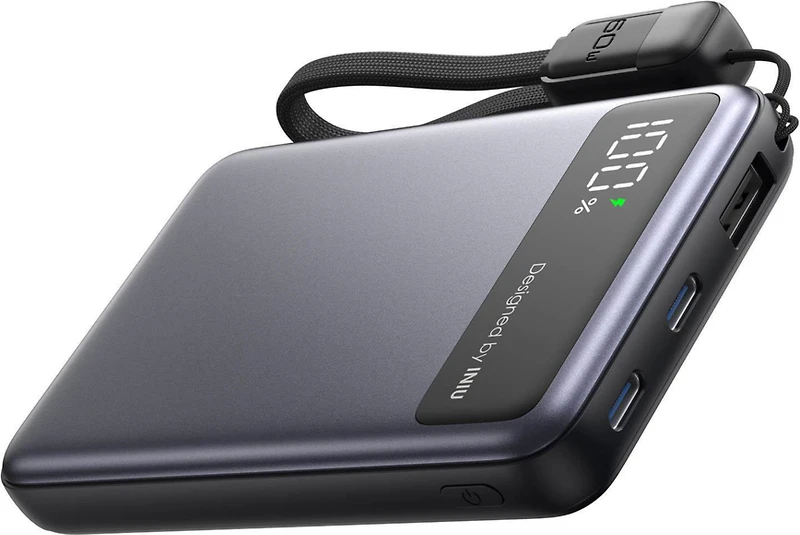 INIU POCK PRO SLIM 10K 45W POWER BANK - BLACK