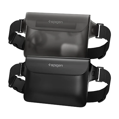 Sac banane universel étanche Spigen - Lot de 2, transparent