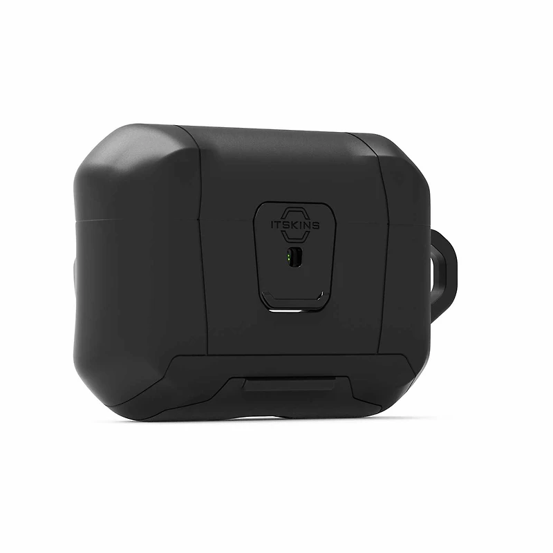ITSKINS - Hybrid Stand Pro Plain Black for AirPods Pro 3