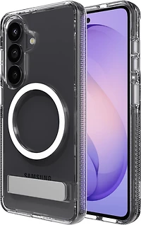 ZAGG - Coque Snap Case avec support intégré pour Samsung Galaxy S26 - Transparente