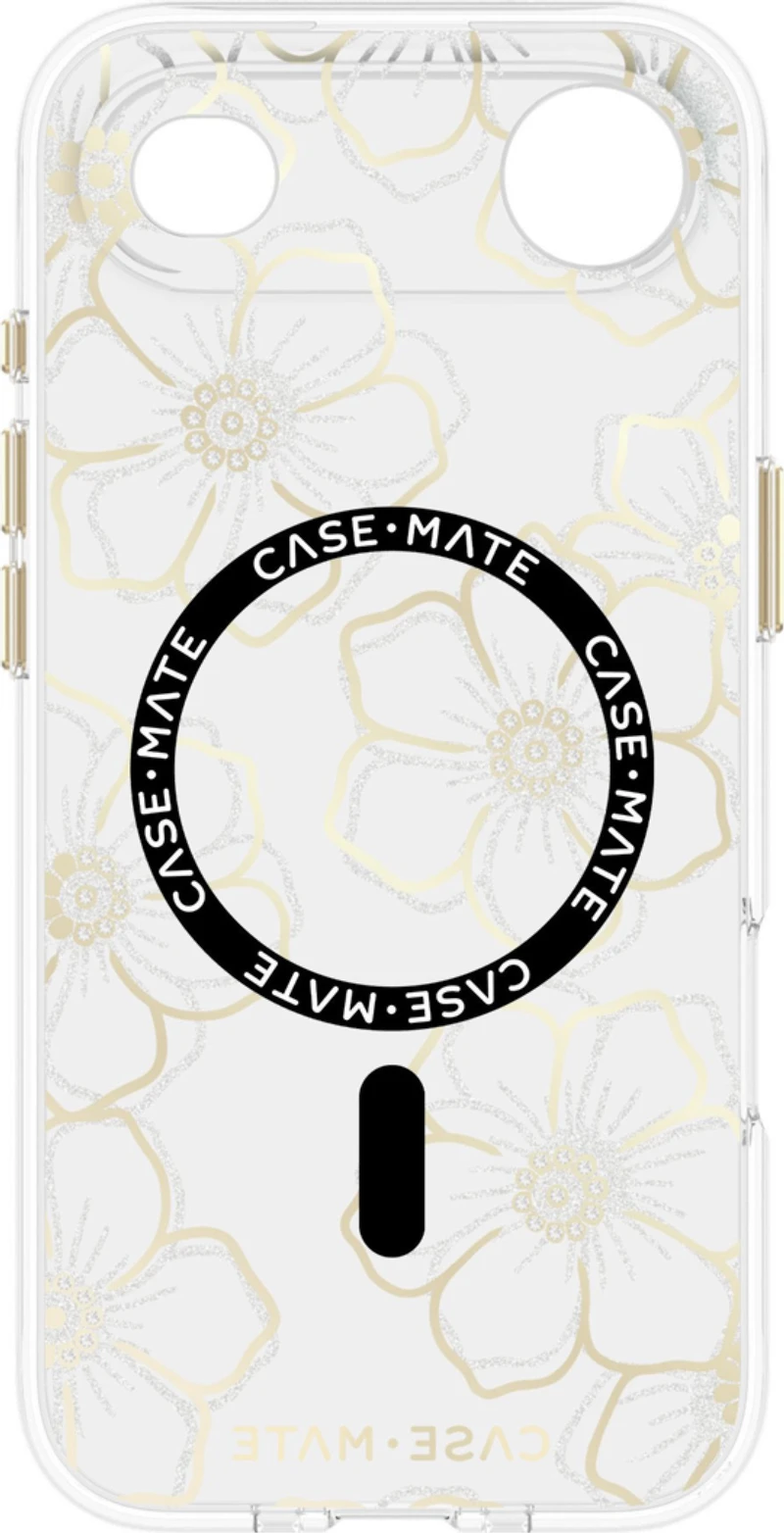 Case-Mate - Floral Gems MagSafe Case for Apple iPhone Air - Gold