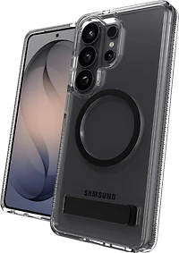 ZAGG - Santa Cruz Snap Case with Kickstand for Samsung Galaxy S26 Ultra - Black