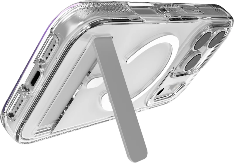 ZAGG - Crystal Palace Snap Case with Kickstand for Apple iPhone 17 Pro - Clear