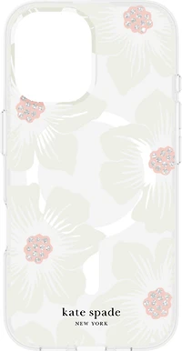iPhone 16 Kate Spade Protective Prints MagSafe Case - Hollyhock Floral