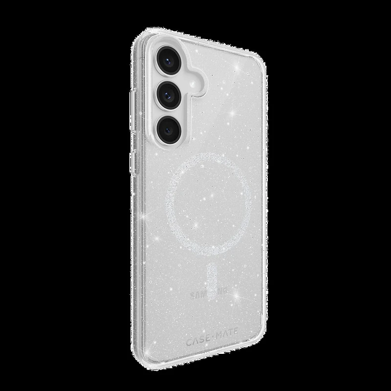 Samsung Galaxy S25 FE Case-Mate Sheer Twinkle Case w/Magnets - Silver